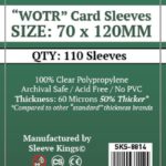 Sleeve Kings “WOTR-Tarot” Card Sleeves (70x120mm) – 110 Pack, 60 Microns