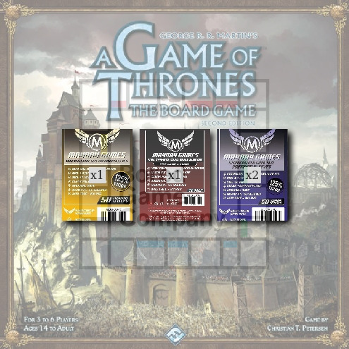 Mayday Premium sleeves for A Game of Thrones: The Board Game