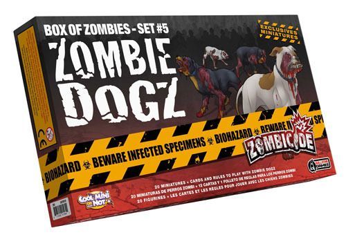 Buy Zombicide: Box of Zombies Set #5 – Zombie Dogz only at Bored Game Company.