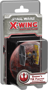 Buy Star Wars: X-Wing Miniatures Game – Sabine's TIE Fighter Expansion Pack only at Bored Game Company.