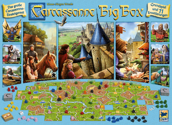 Buy Carcassonne Big Box 6 only at Bored Game Company.