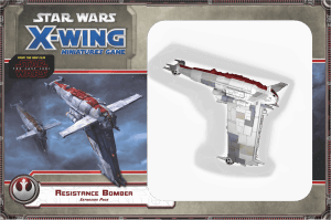 Buy Star Wars: X-Wing Miniatures Game – Resistance Bomber Expansion Pack only at Bored Game Company.