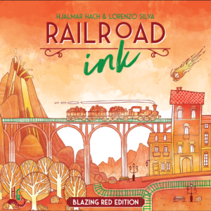 Buy Railroad Ink: Blazing Red Edition only at Bored Game Company.