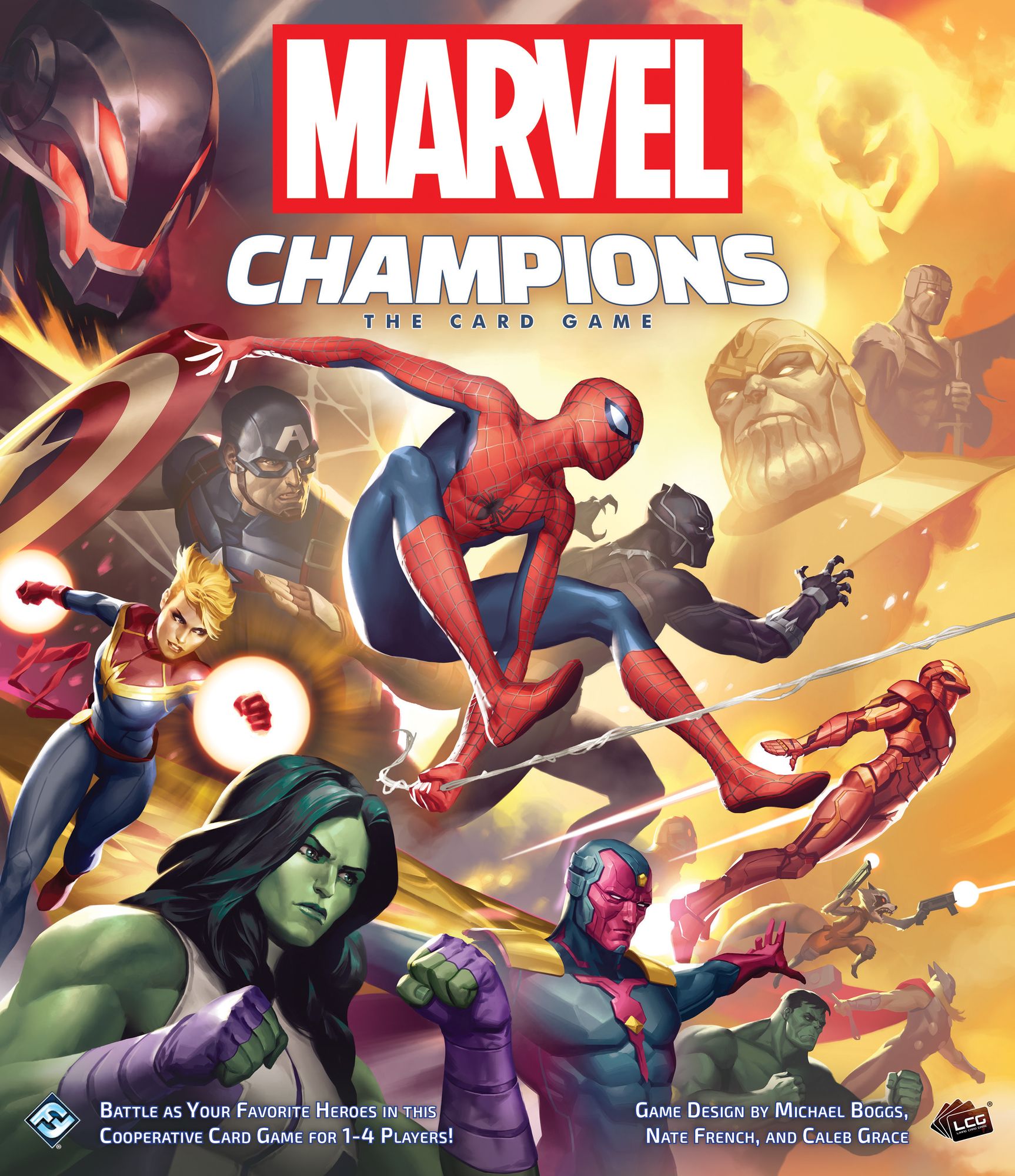 MARVEL CHAMPIONS THE CARD GAME LCG BOARD GAMEBOARD CCG PLAYMAT SINGLE PLAYER