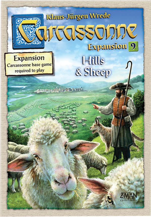 Buy Carcassonne: Expansion 9 – Hills & Sheep only at Bored Game Company.