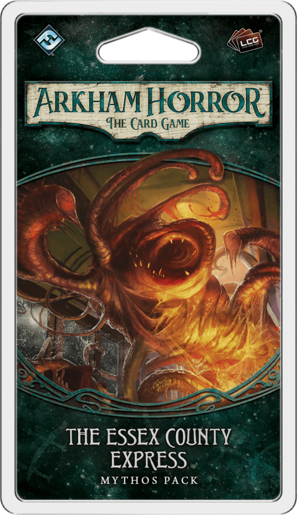 Buy Arkham Horror: The Card Game – The Essex County Express: Mythos Pack only at Bored Game Company.