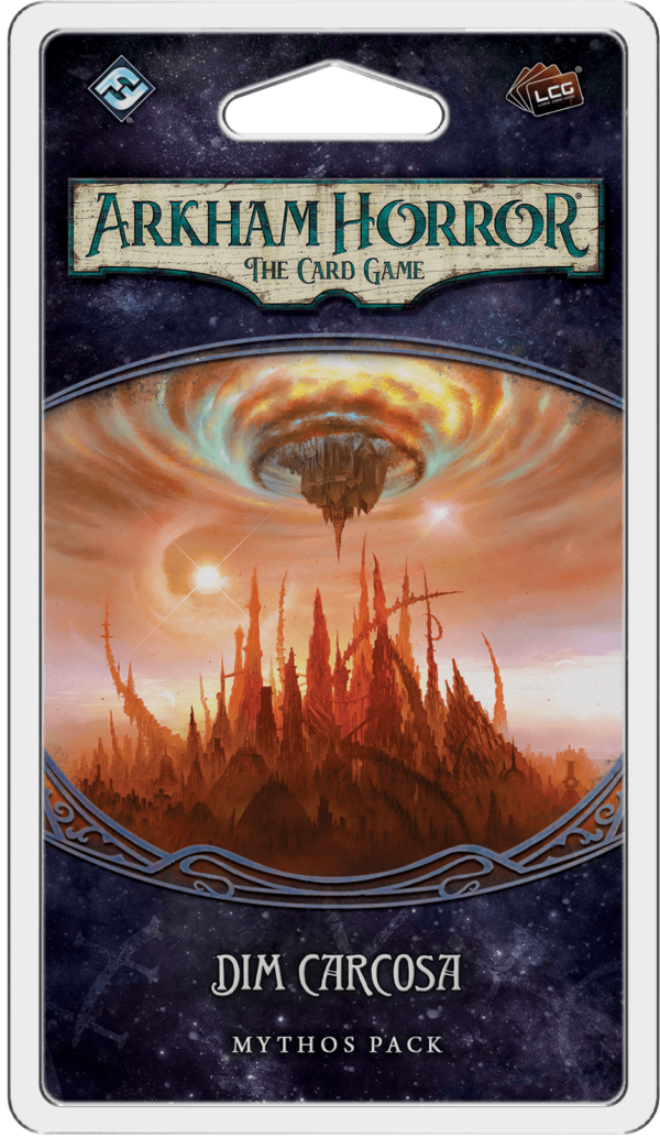 Buy Arkham Horror: The Card Game – Dim Carcosa: Mythos Pack only at Bored Game Company.