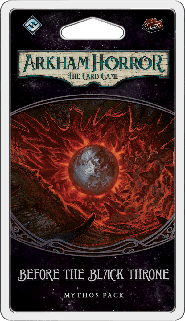 arkham-horror-the-card-game-before-the-black-throne-mythos-pack-1172619f1ae00a6ef5cf98a4382ebf38 Buy Arkham Horror: The Card Game – Before the Black Throne: Mythos Pack only at Bored Game Company.