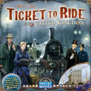 Buy Ticket to Ride Map Collection: Volume 5 – United Kingdom & Pennsylvania only at Bored Game Company.
