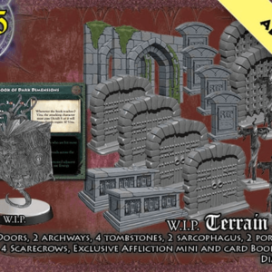 Buy Folklore: The Affliction – Terrain Miniature Pack only at Bored Game Company.