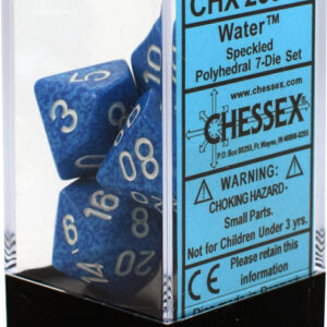 Buy Chessex - Speckled - Poly Set (x7) - Water only at Bored Game Company.