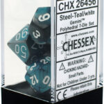 chessex-gemini-poly-set-x7-steel-teal-white-f1fb5fedf1123433019d06e82801701b