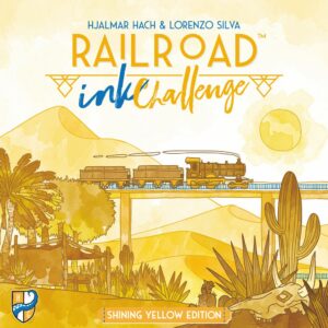 Buy Railroad Ink Challenge: Shining Yellow Edition only at Bored Game Company.