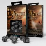 q-workshop-steampunk-black-white-dice-set-7-c0e68b8b2ee52fb674618c360f718f2f