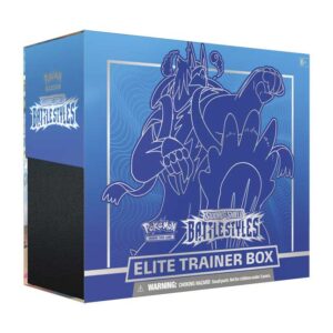 Buy Pokémon TCG: Sword & Shield-Battle Styles Elite Trainer Box (Rapid Strike Urshifu) only at Bored Game Company.
