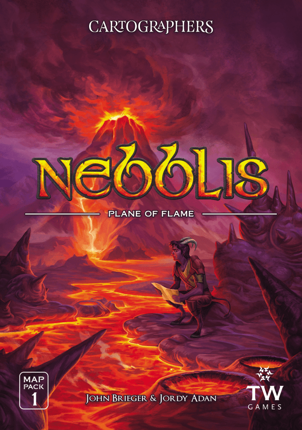 Buy Cartographers Map Pack 1: Nebblis – Plane of Flame only at Bored Game Company.